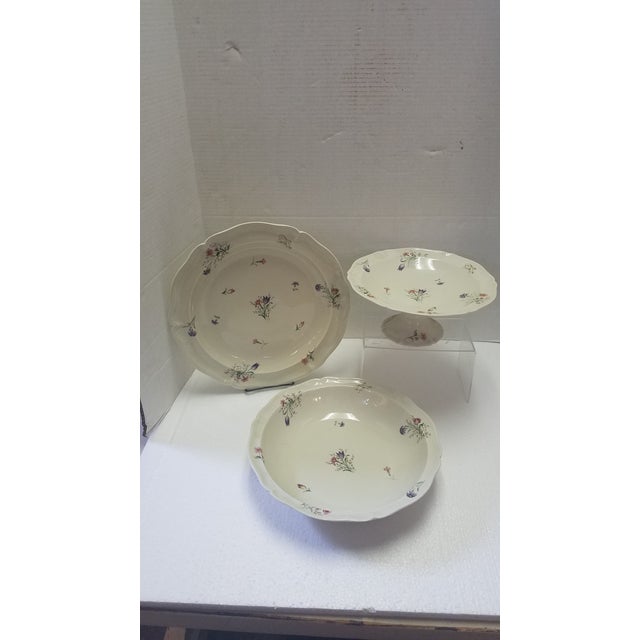 White Mid 20th Century French Limoges Serving Pieces - Set of 3 For Sale - Image 8 of 8