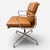 Herman Miller Late 20th Century Eames Aluminum Group Side Chair With Arms by Herman Miller – Brown Leather For Sale - Image 4 of 9