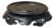 6" Dark Black Brown Scalloped Apron Legs Round Wood Table Top Stand Easel For Sale