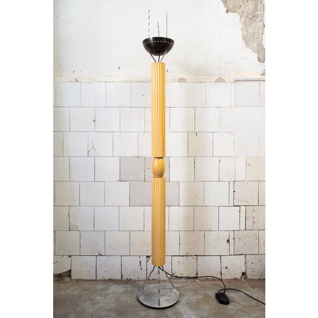 Halogen Floor Lamp by Ugo La Pietra for Abitare Il Tempo for Lumi, 1980s For Sale - Image 6 of 6