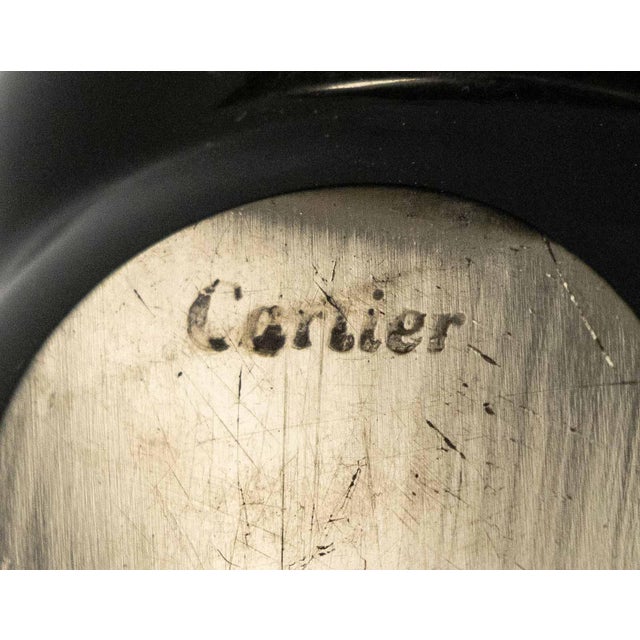 Glass Cartier Black Glass Conch Shell Bud Vase For Sale - Image 7 of 7