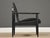 Mid-Century Modern 1950s Danish Modern Ebonized Black Cerused Lounge Chair For Sale - Image 3 of 12