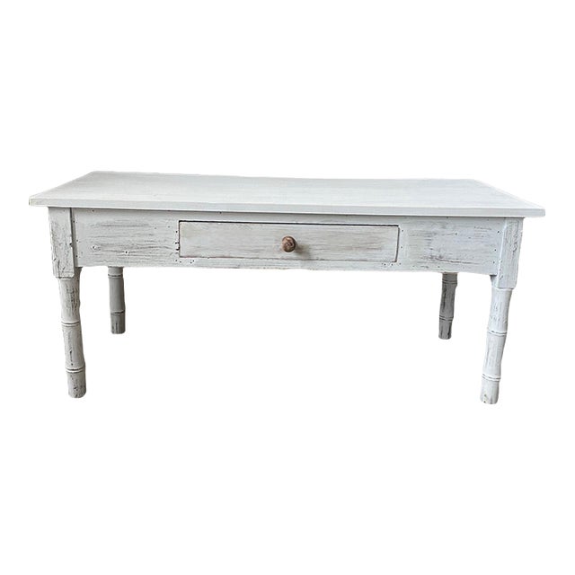 Restored Wooden Coffee Table For Sale