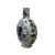 Chinese Chinese Blue White Porcelain Round Flat Body People Theme Vase For Sale - Image 3 of 6