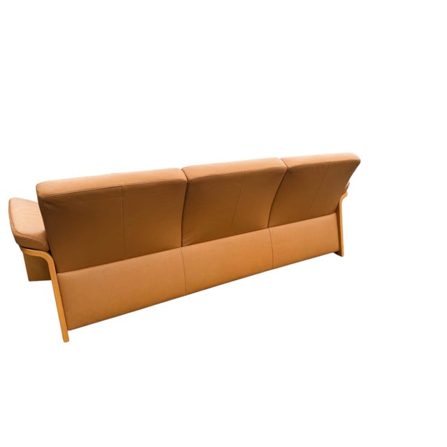 Ekornes ASA Ekornes Stressless Pegasus 3 Seat Sofa For Sale - Image 4 of 8