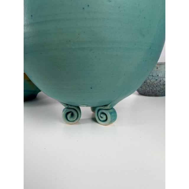 Vintage Handmade Ceramic Bowls, 1980s, Set of 4 For Sale - Image 13 of 17