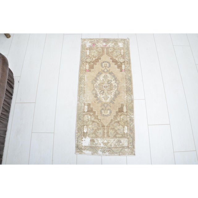 Handmade wool carpet in Turkish Anatolia , Vintage Oushak Rug,Turkish Vintage Anatolian Rug, Handmade wool Rug . One Of...