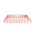 Contemporary Soho Pink Stripe Tray For Sale - Image 3 of 10