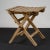 Small Stool with Foldable Wood from Fratelli Reguitti For Sale - Image 4 of 9