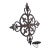 Vintage Cast Iron Fleur-De-Lis Candle Sconce For Sale