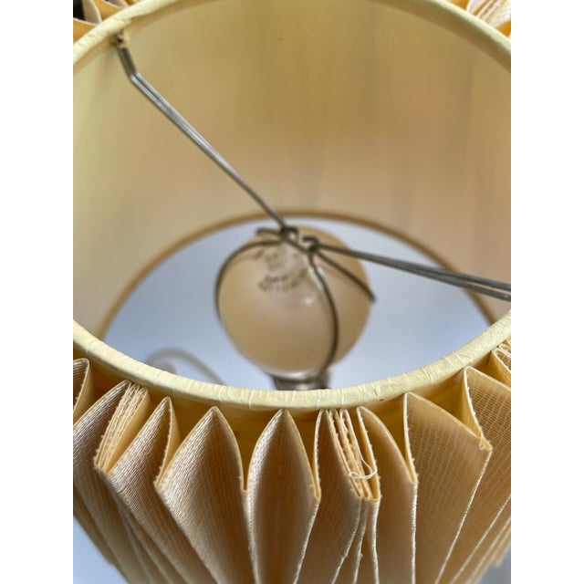 Apricot 1950s Apricot Glass Table Lamp For Sale - Image 8 of 8