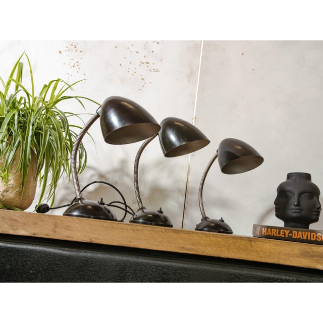 Vintage Cole Bakelite Lamp by Eric Kirkman, 1950s, Set of 3 For Sale - Image 15 of 15
