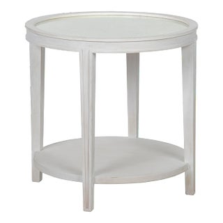 NOIR Imperial Side Table in White Wash For Sale
