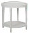 NOIR Imperial Side Table in White Wash For Sale