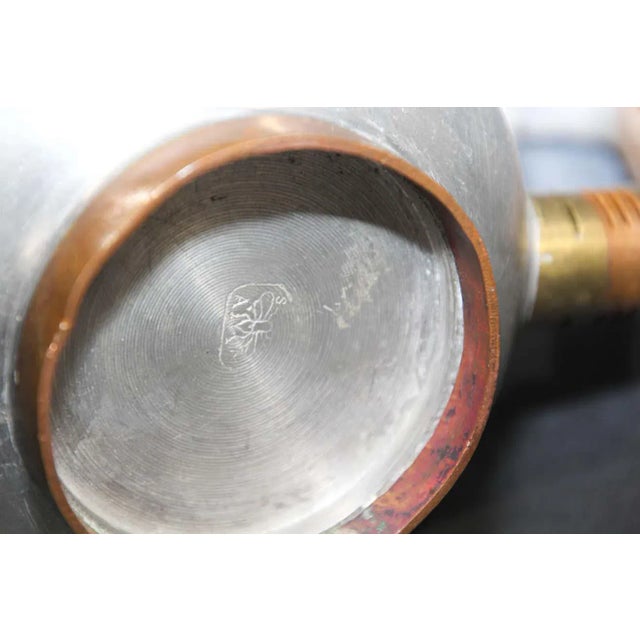 Silver African Tuareg Mauritania Pewter Teapot For Sale - Image 8 of 13