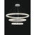 Collection cerchi di luce chandelier, metal and crystal, ncs 494/3/120 by jago dimensions: d 120-90-60 x h 40 cm...