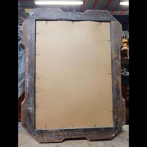 Vintage Mirror with Golden Frame For Sale - Image 5 of 6