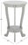 Contemporary Mary Pedestal Table in Robins Egg Blue For Sale - Image 3 of 8