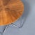 Brown Mid-Century Round Side Table, 1950s For Sale - Image 8 of 9