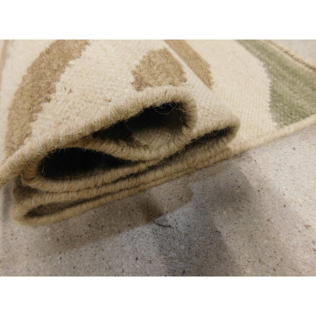 Textile Vintage Handmade Flatwoven Accent Rug. 2'x 3' For Sale - Image 7 of 7