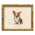 Reproduction Art Print of Vintage "World of Dogs" Illustration (Corgi), Framed For Sale
