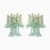 Italian Murano Glass Selle Sconces with Green Water Hue by Simoeng, Set of 2 For Sale - Image 13 of 13