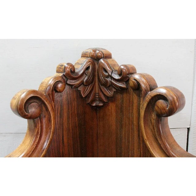 19th Century Walnut Corner Cabinets, Set of 2 For Sale - Image 11 of 18