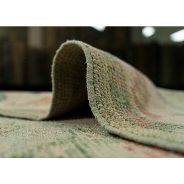 Textile Turkish Oushak Rug 2'10" x 7' #20256 For Sale - Image 7 of 8