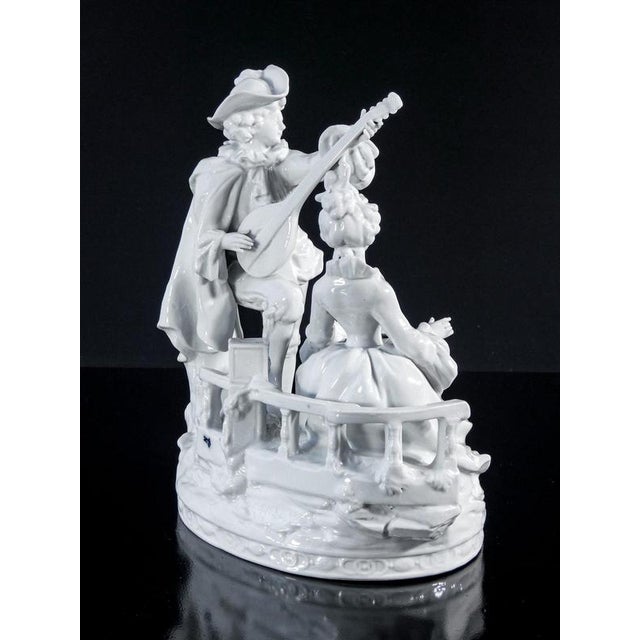 Porcelain Musician Sculpture from Capodimonte For Sale - Image 16 of 18
