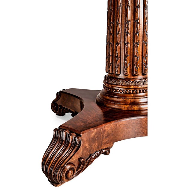 Mahogany Round Poker Table For Sale - Image 9 of 11