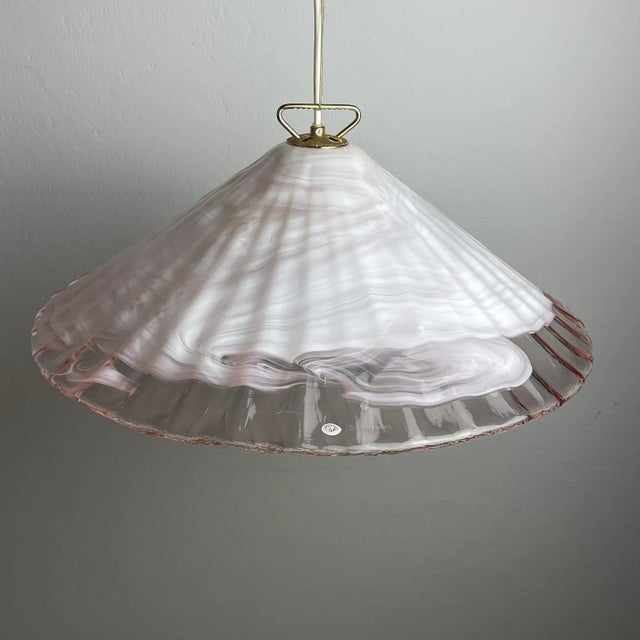 Vintage Murano Glass Pendant Lamp from La Murrina, Italy, 1970s For Sale - Image 12 of 18
