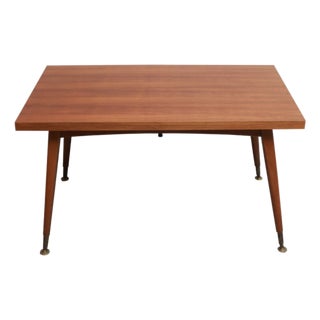 Extendable Coconut Table in Walnut, 1960 For Sale