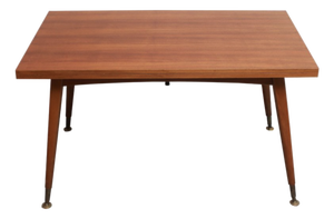 Extendable Coconut Table in Walnut, 1960