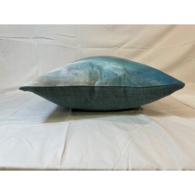 16" Square Decorative Toss Pillow Embellished With a Flock of Grazing Sheep Under the Moon - Made in the U K For Sale - Image 11 of 12