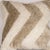 Custom Designed Chevron Pillow in Champagne and White Mongolian Lambswool For Sale In New York - Image 6 of 10