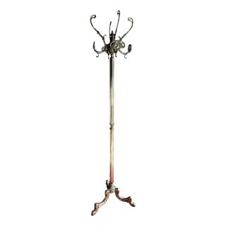 Vintage Brass Coat Rack, 1970s For Sale