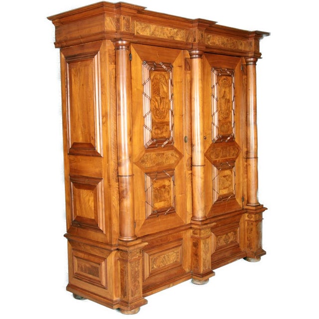 Age and origin: The cabinet probably dates from the period and originates from Basel, Switzerland. Dimensions: Height...