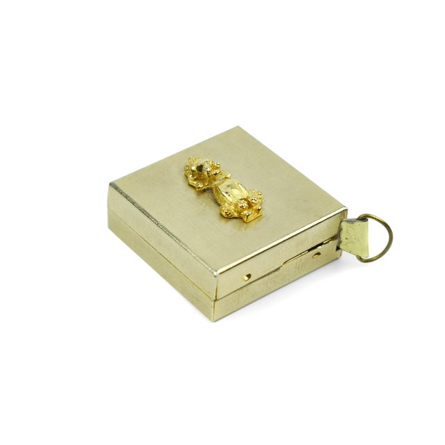 Add a touch of Mid-Century Modern glamour to your collection with this unique style measuring tape. It is in great vintage...