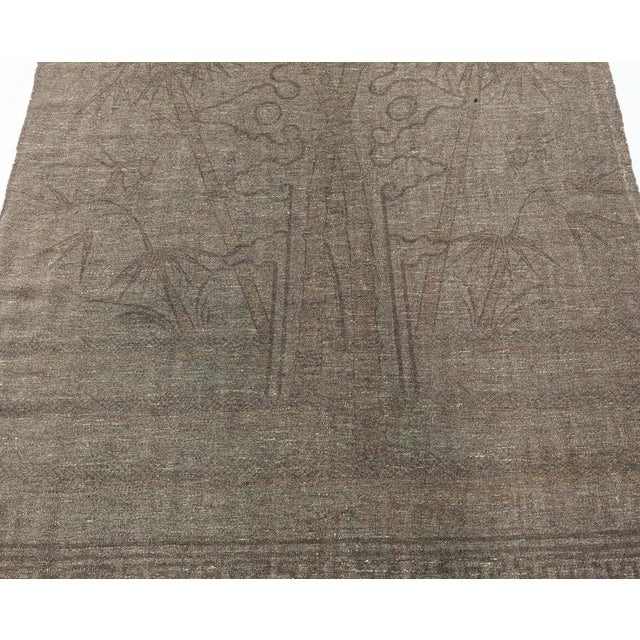 Doris Leslie Blau Vintage Kilim Runner with Subtle Bamboo Motif For Sale - Image 4 of 7