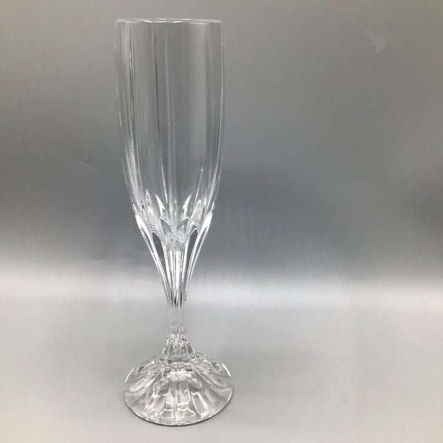 1990s Park Lane Champagne Flutes by Mikasa-Set of 5 For Sale - Image 5 of 12