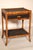 Late 20th Century Pair of Aesthetic Movement Style Rattan, Metal and Canvas Side Tables For Sale - Image 5 of 13