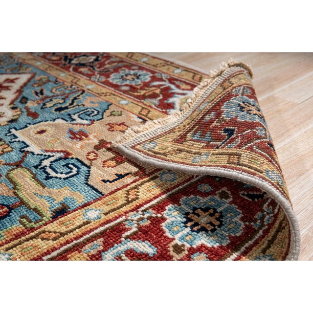 Contemporary 8x10 Versatile Oriental Traditional Ivory Medallion Hand Knotted Wool Carpet Rug For Sale - Image 3 of 5