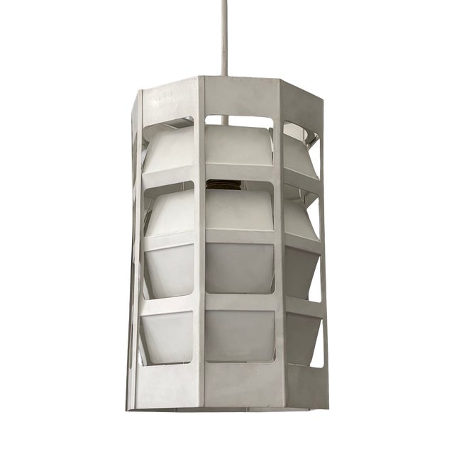 Vintage Danish Pendant Lamp by Poul Gernes for Louis Poulsen, 1960s For Sale