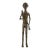 Early 20th Century Mossi Brass Hunter Figure Burkina Faso MATTER COLLECTION For Sale