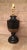 Hand-Carved Black Wooden Lamp For Sale - Image 13 of 13