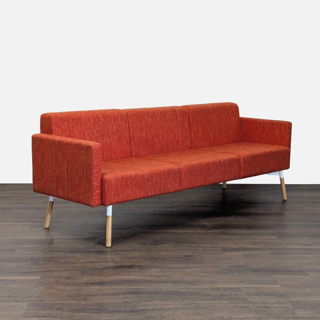This HighTower 3-seat sofa features a bold fabric and a clean, minimalist design. It offers comfortable seating with...