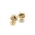 Natural Turquoise Diamond Stud Earrings 14k Yellow Gold 2.18 TCW Certified For Sale - Image 4 of 6