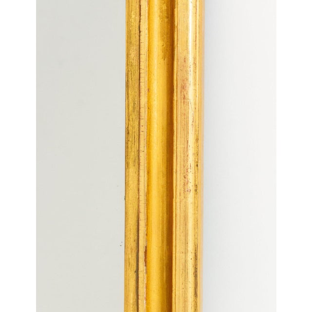 Modern Rectangular Giltwood Framed Mirror For Sale - Image 3 of 6