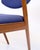 Wood Model 42 Dining Room Chairs in Teak and Blue Fabric by Kai Kristiansen for Andersen Møbelfabrik, 1960s, Set of 6 For Sale - Image 7 of 14