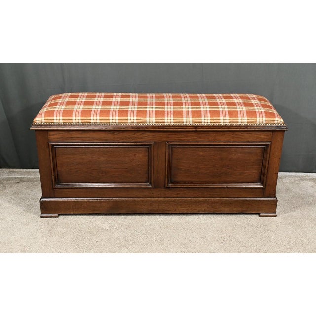 Storage Chest in Oak For Sale - Image 3 of 15
